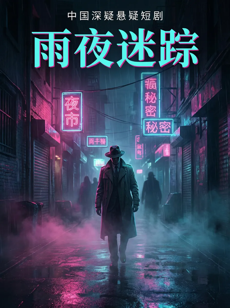 小x导航 悬疑追踪短剧 - 雨夜迷踪海报