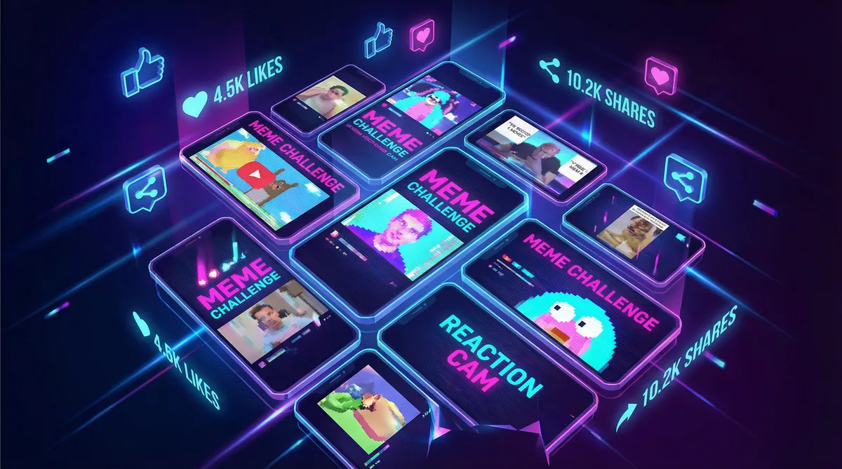 小x导航 热梗挑战活动 - 用户二次创作展示